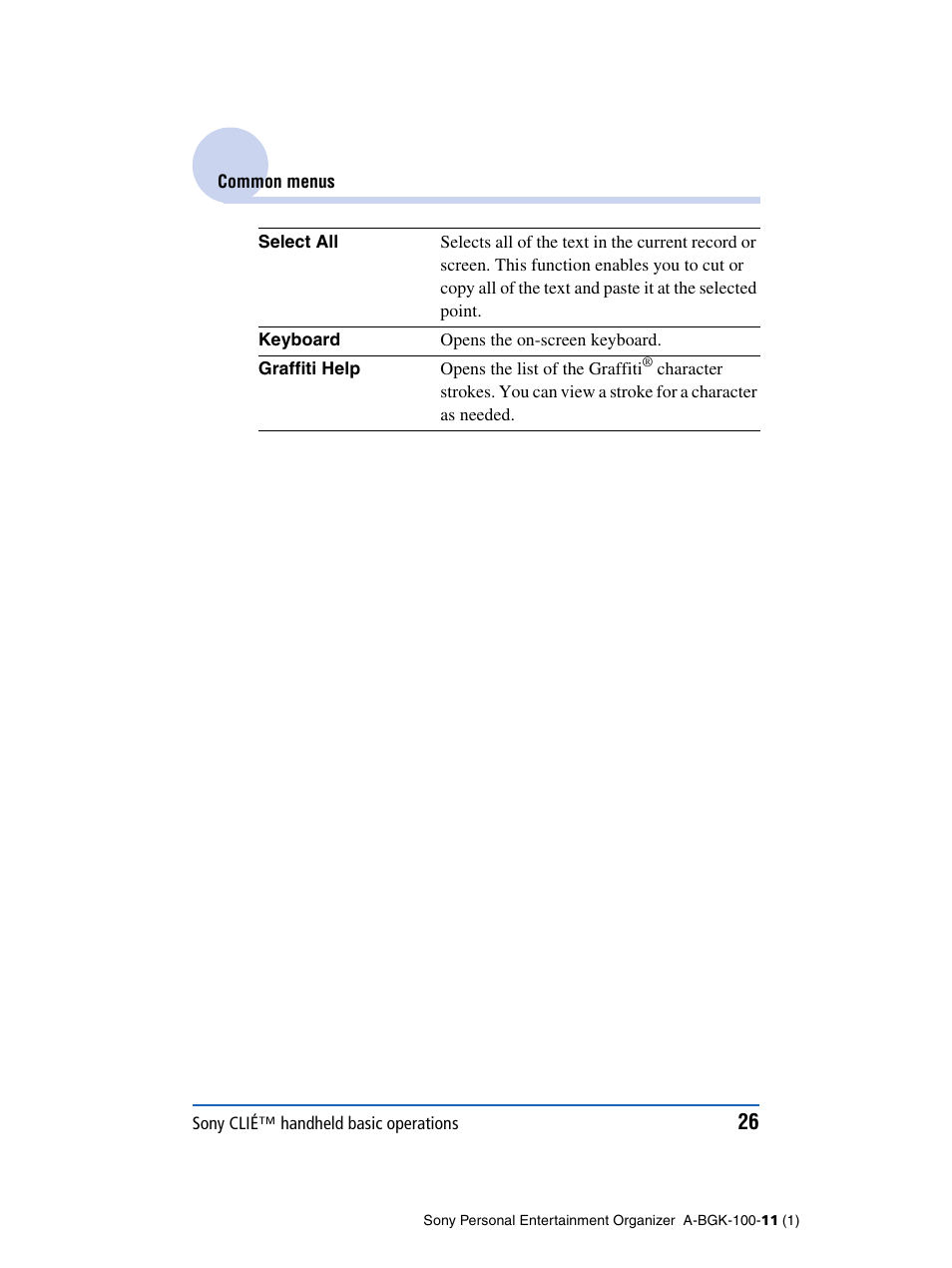 Sony PEG-SJ22 User Manual | Page 26 / 169