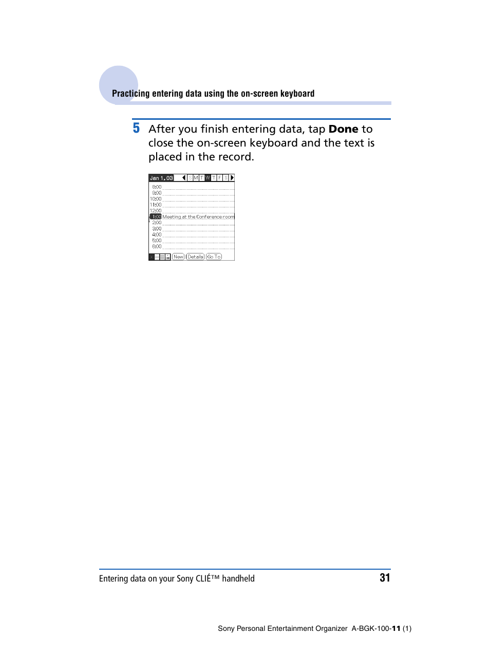 Sony PEG-SJ22 User Manual | Page 31 / 169