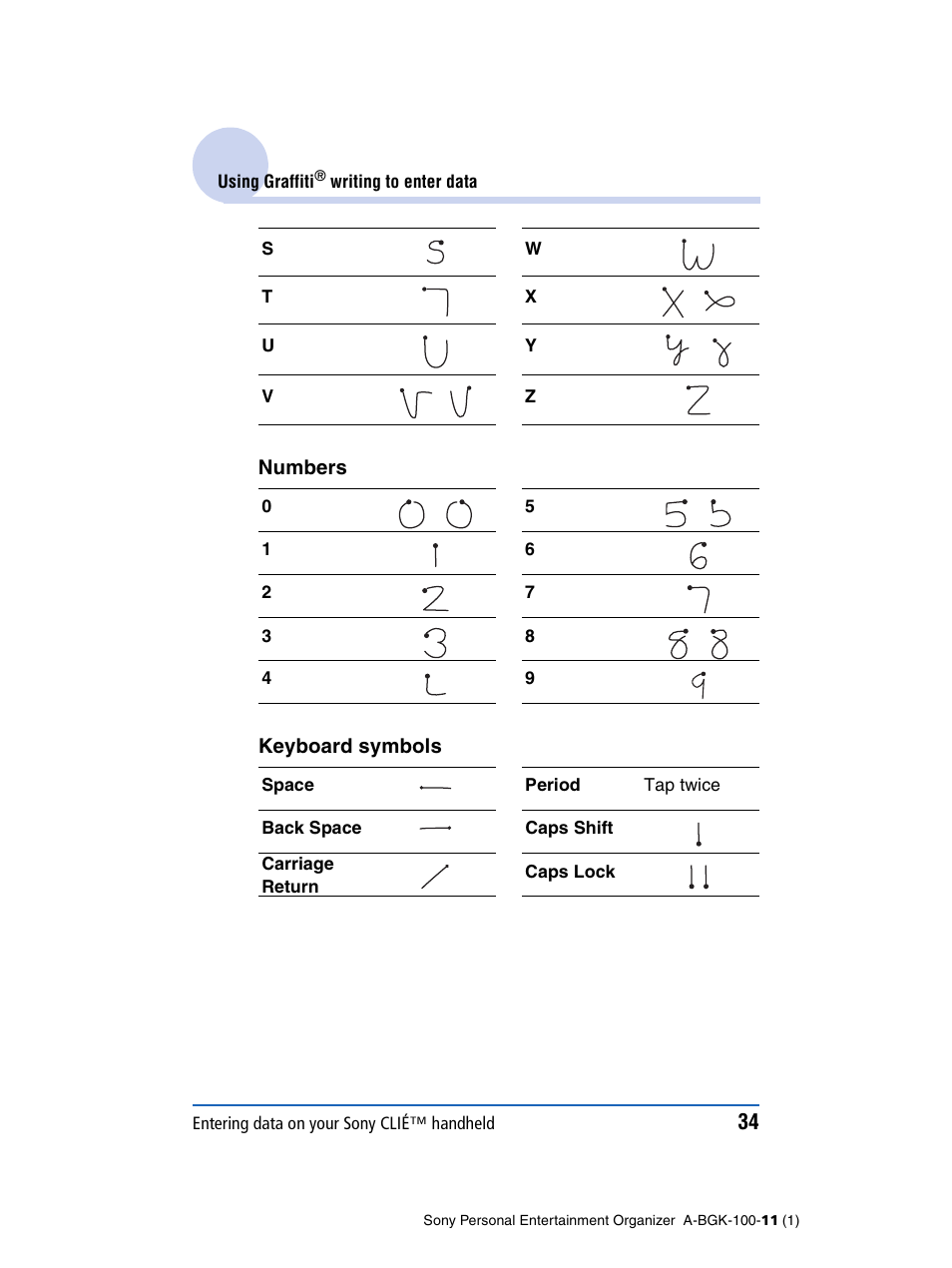 Sony PEG-SJ22 User Manual | Page 34 / 169