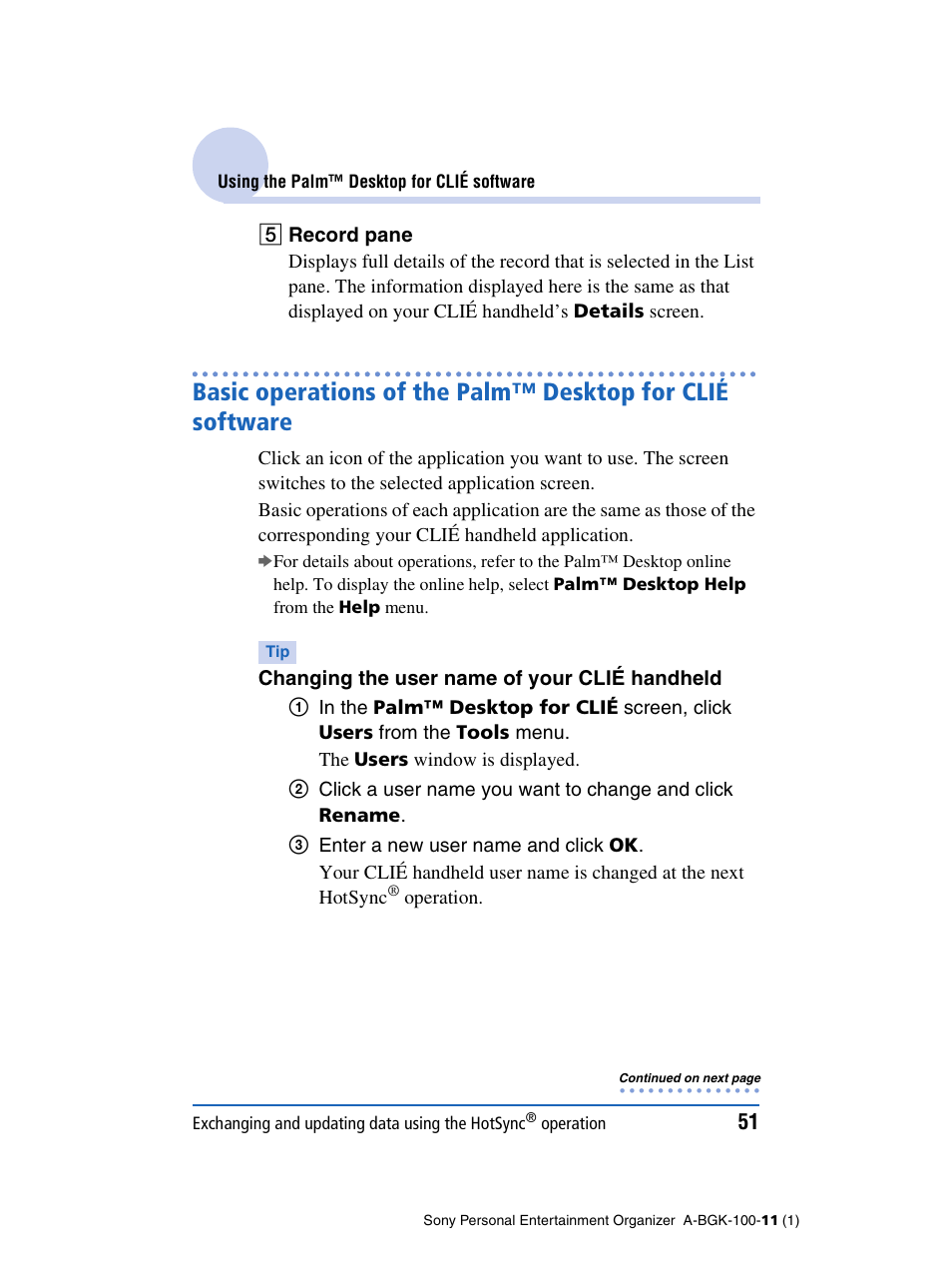 Sony PEG-SJ22 User Manual | Page 51 / 169