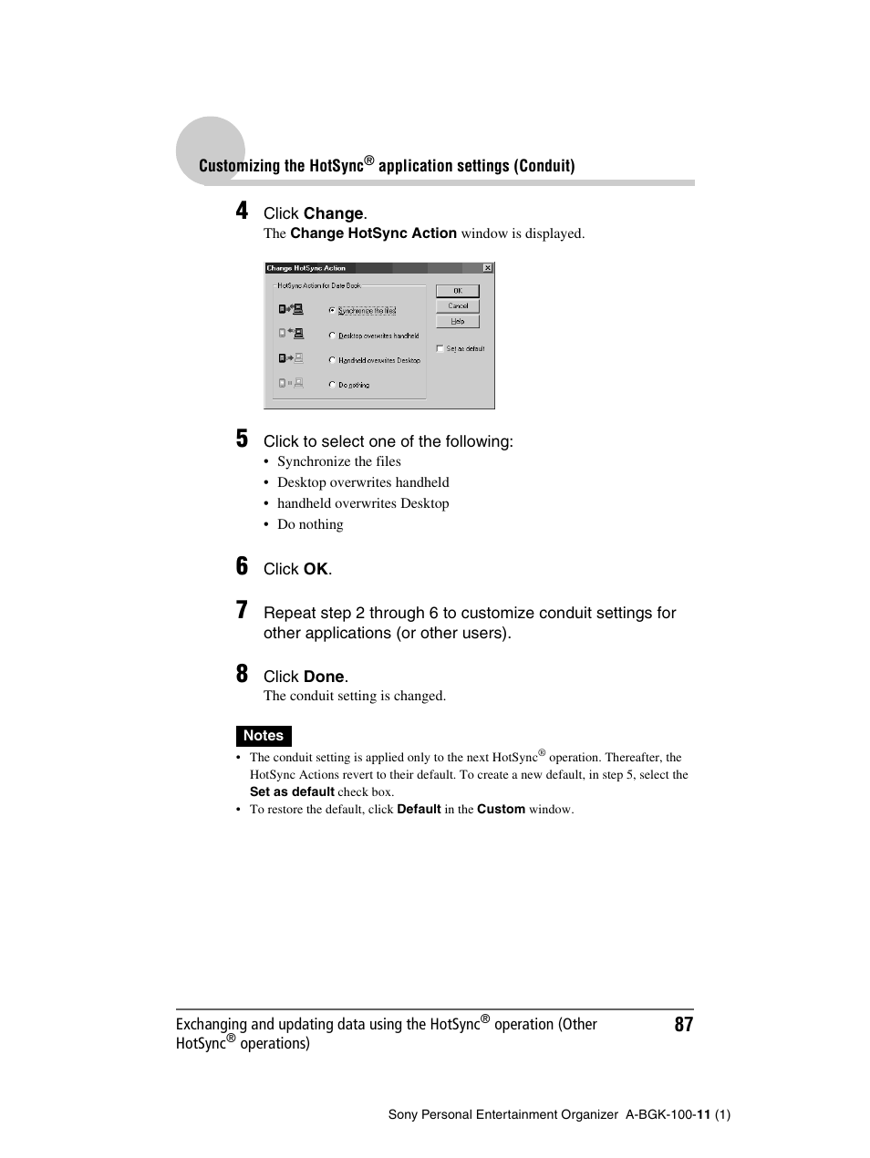 Sony PEG-SJ22 User Manual | Page 87 / 169