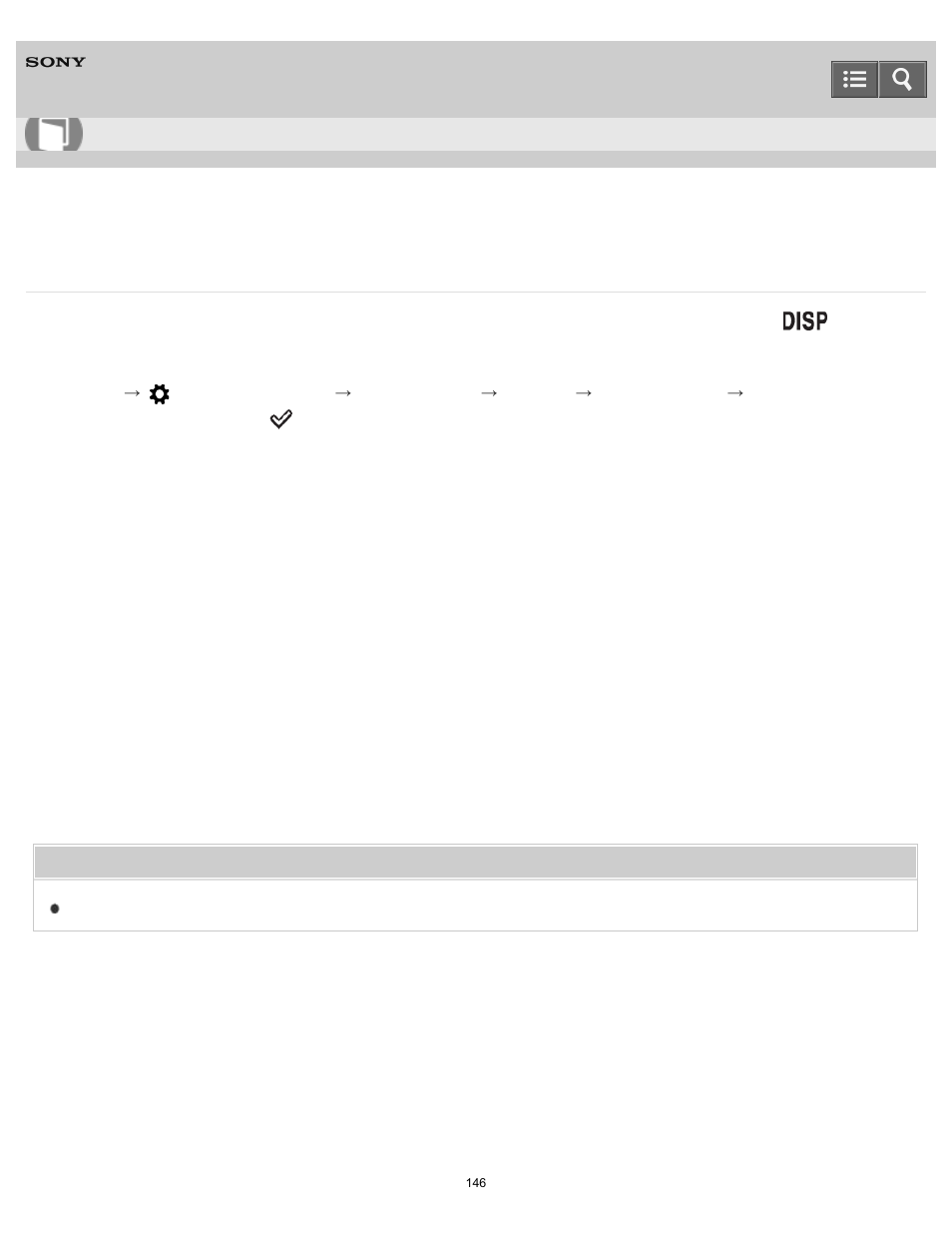 Disp button (finder), Help guide | Sony DSC-RX10 User Manual | Page 155 / 422