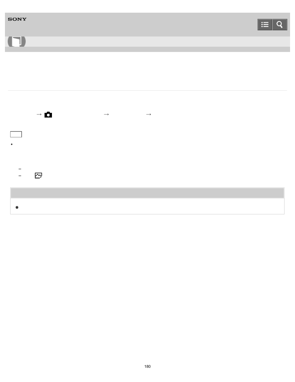 Cont. shooting, Help guide | Sony DSC-RX10 User Manual | Page 189 / 422
