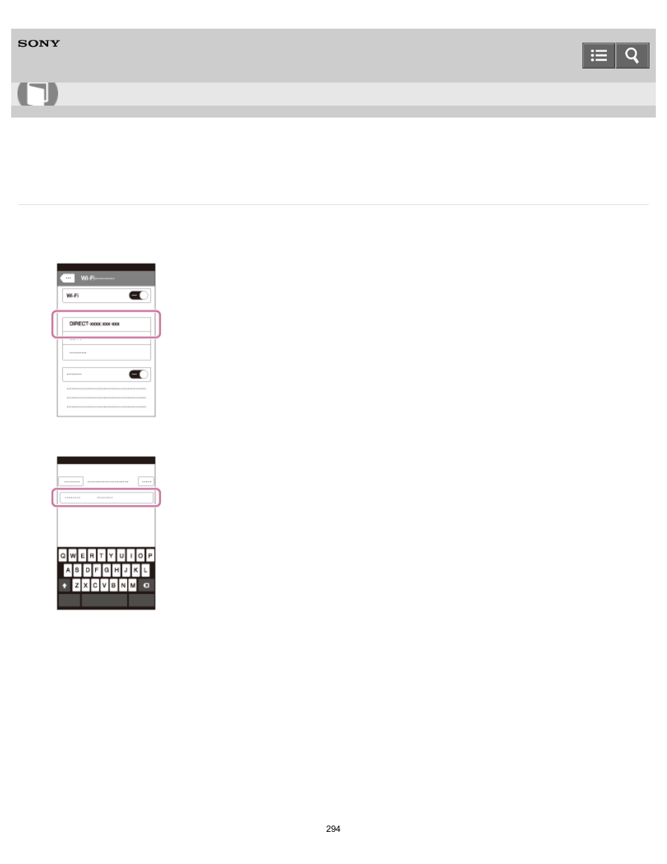 Connecting the product to an iphone or ipad, Help guide | Sony DSC-RX10 User Manual | Page 303 / 422
