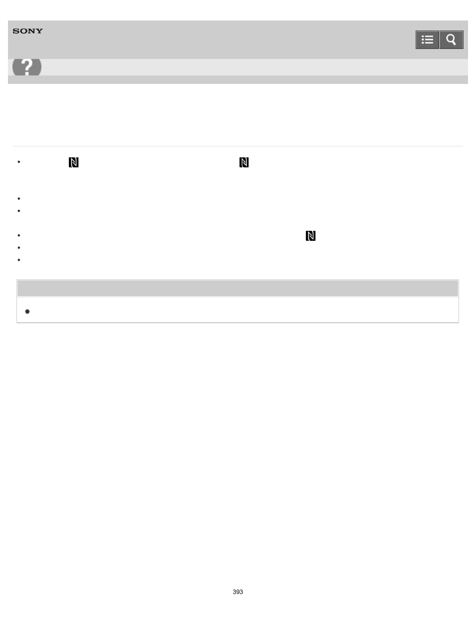 You cannot use one-touch connection (nfc), Help guide | Sony DSC-RX10 User Manual | Page 402 / 422