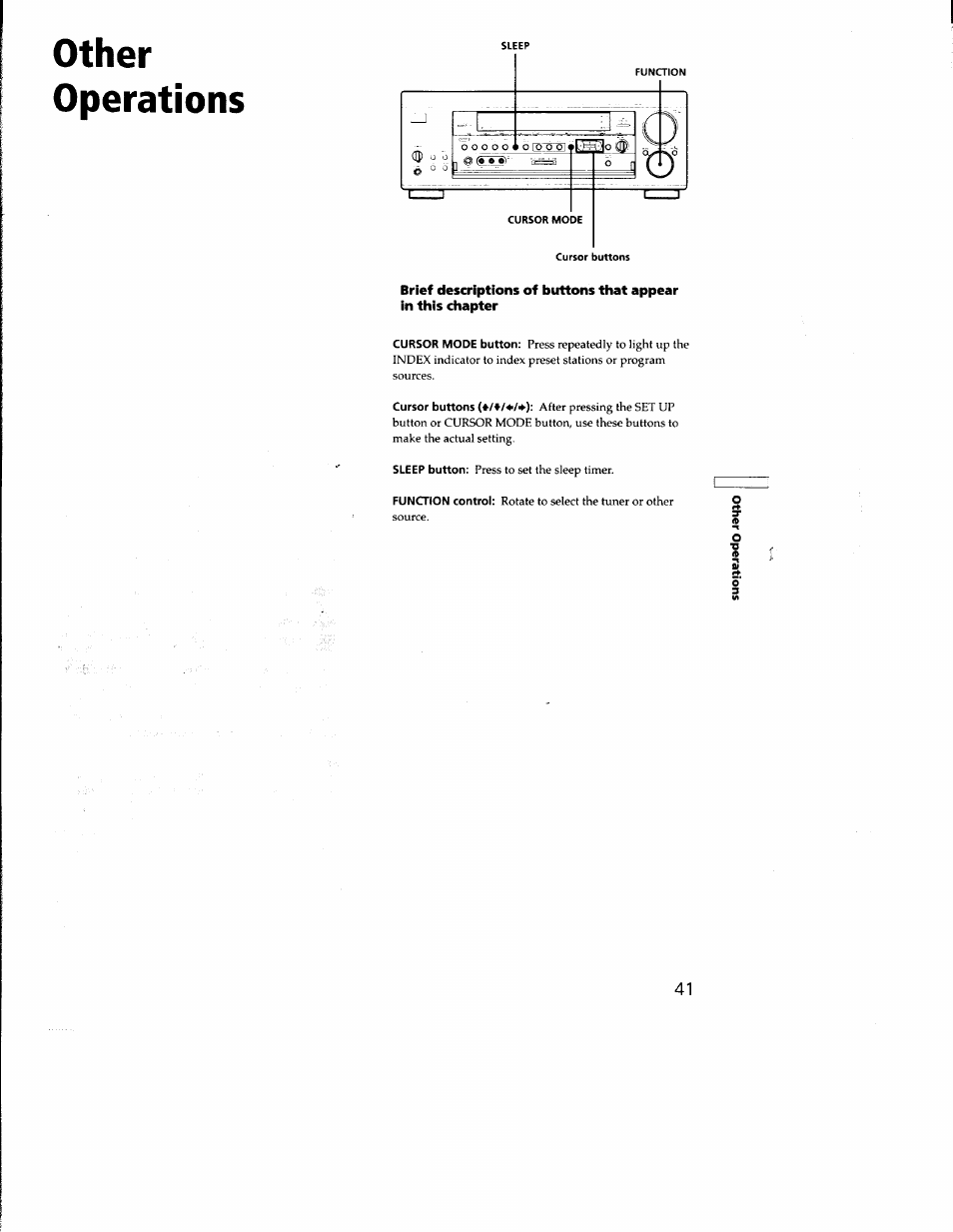 Other operations | Sony STR-DA333ES User Manual | Page 41 / 52