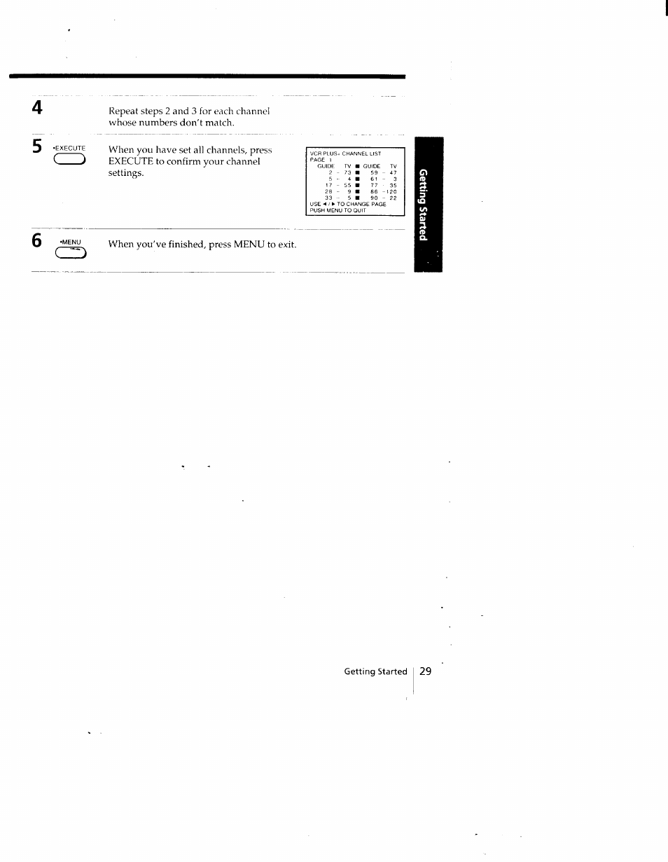 Cz:), When you've finished, press menu to exit | Sony SLV-690HF User Manual | Page 29 / 59