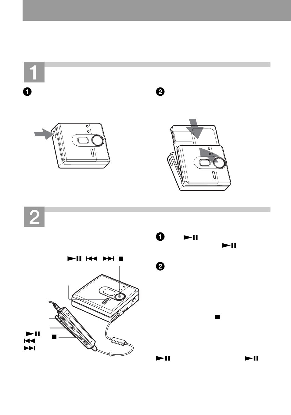 Playing an md right away, Insert an md, Play an md | Sony MZ-NF520D User Manual | Page 18 / 68
