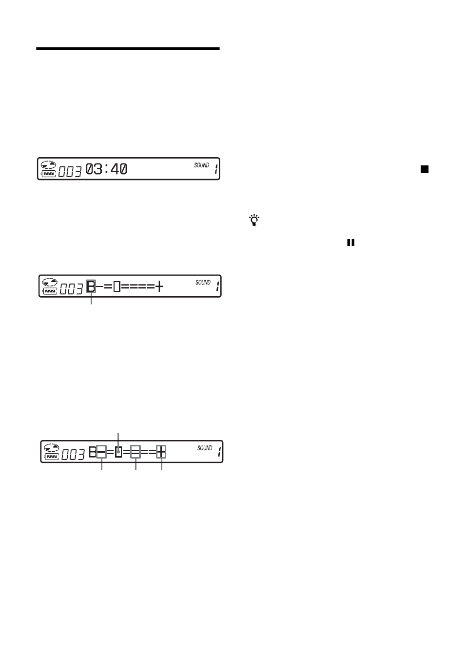 Adjusting the sound quality | Sony MZ-NF520D User Manual | Page 24 / 68