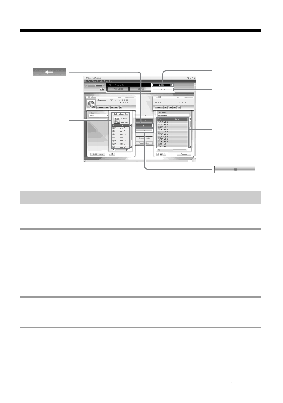 Your computer | Sony MZ-NF520D User Manual | Page 55 / 68