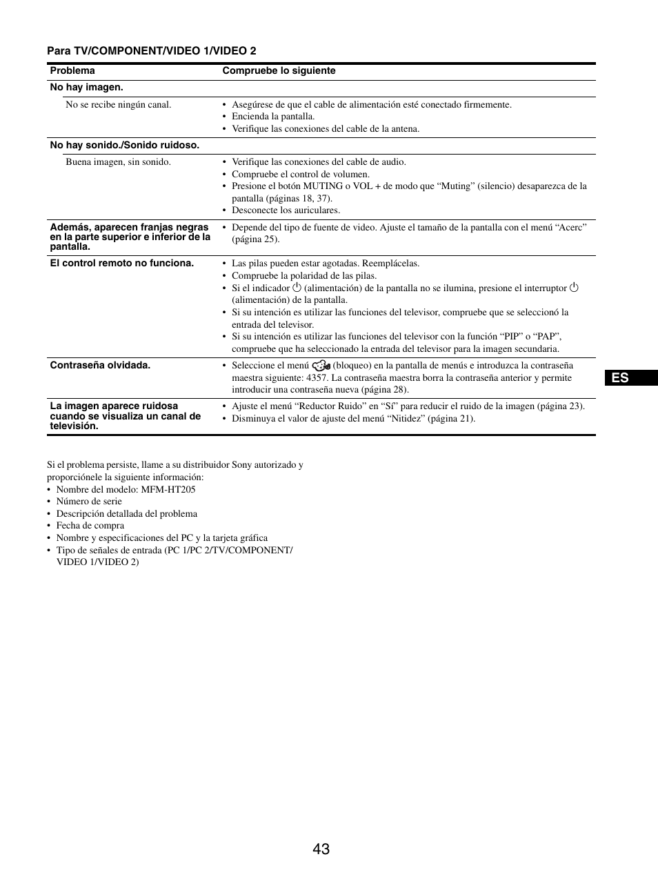 Sony MFM-HT205 User Manual | Page 131 / 133