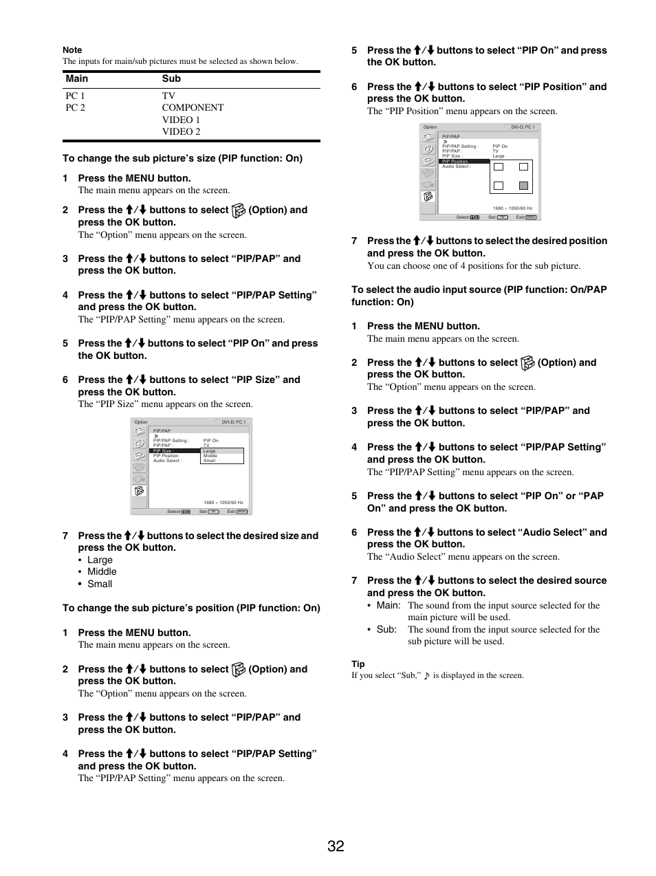 Sony MFM-HT205 User Manual | Page 32 / 133