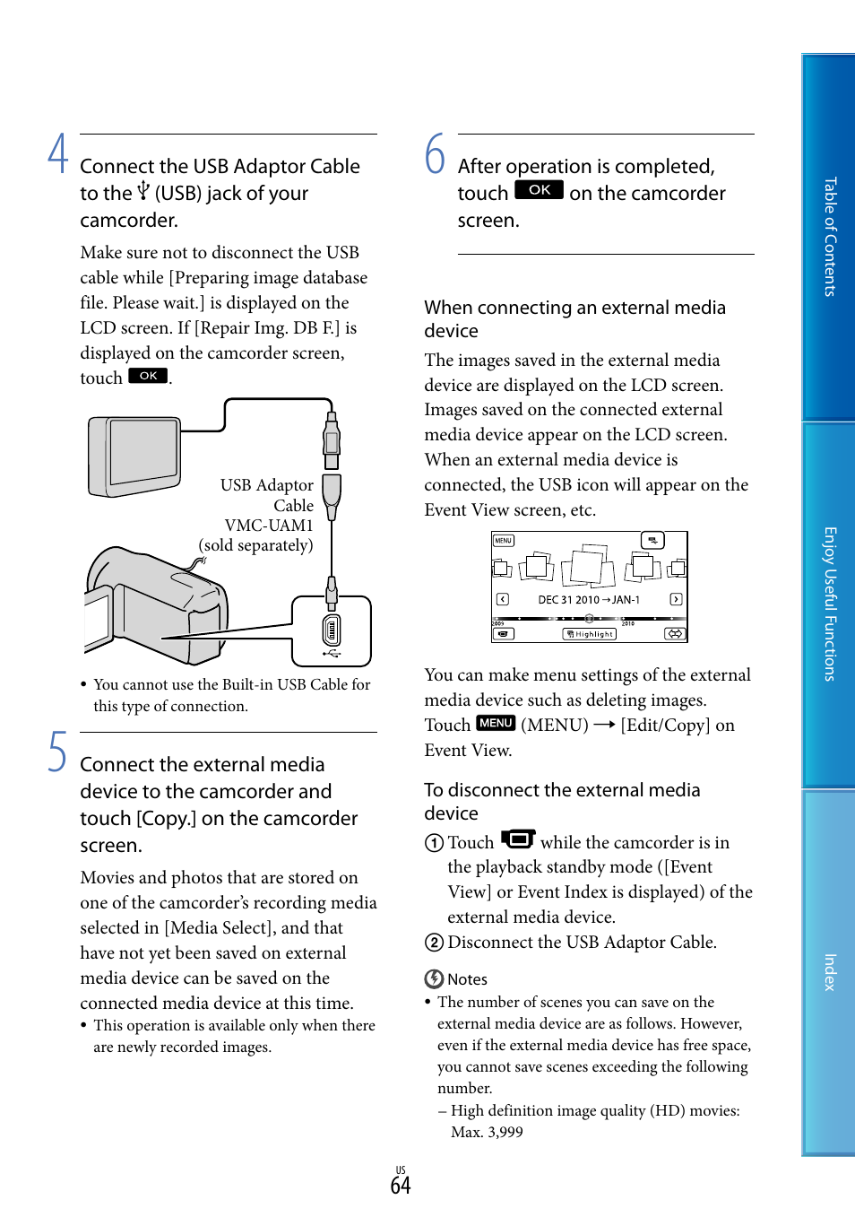 Sony HDR-CX700V User Manual | Page 64 / 128