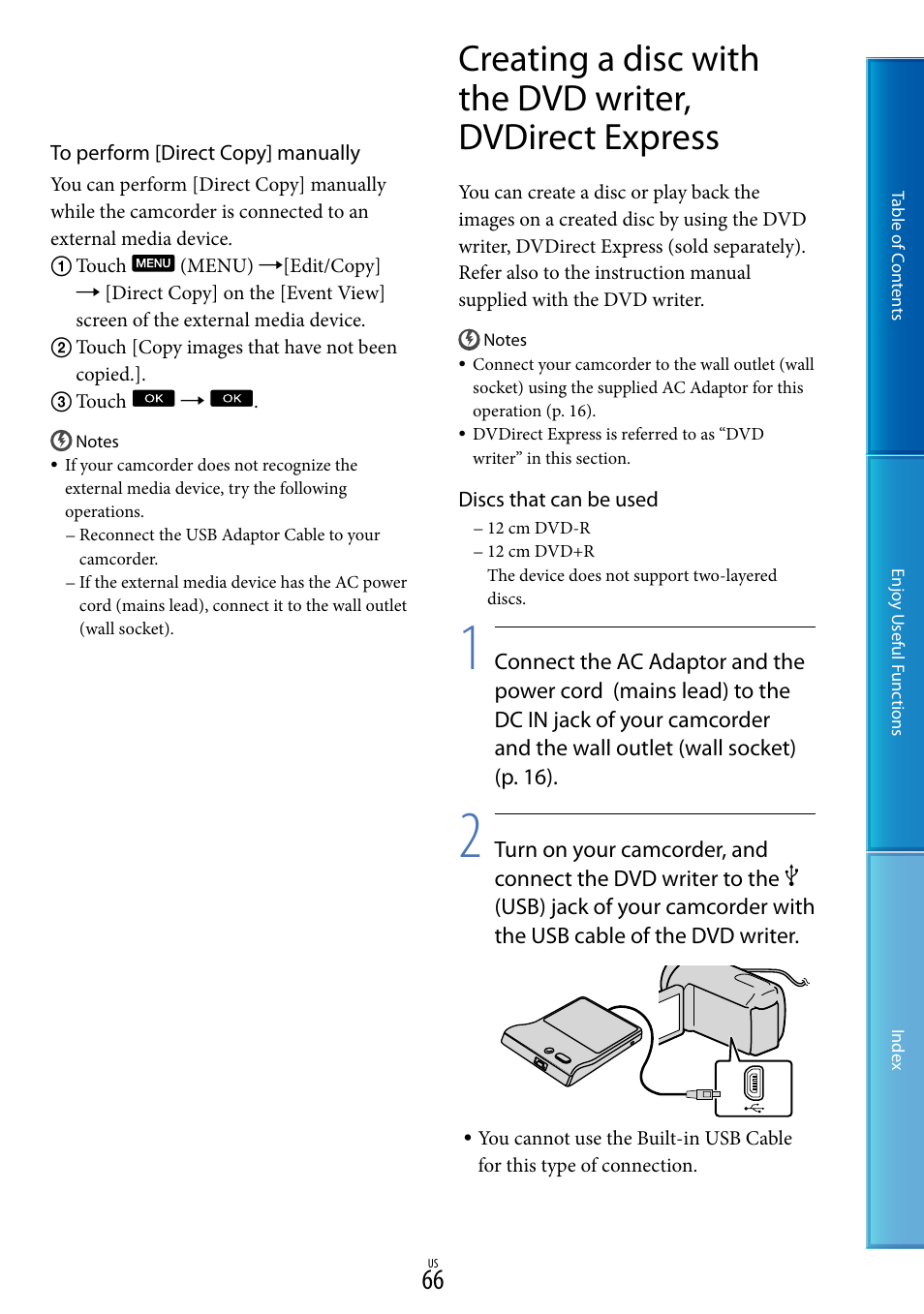 Sony HDR-CX700V User Manual | Page 66 / 128