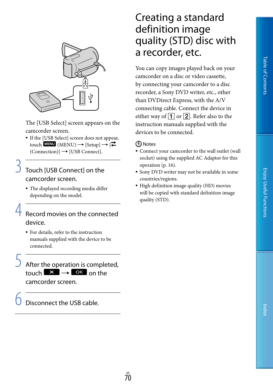 Sony HDR-CX700V User Manual | Page 70 / 128