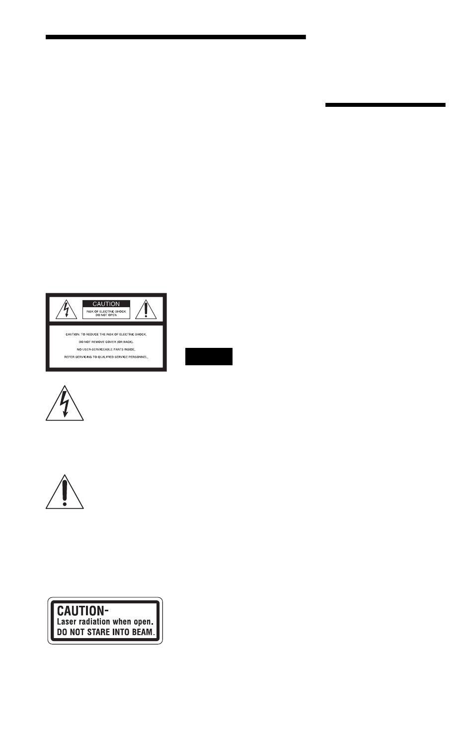 Warning, Welcome | Sony DVP-NC615 User Manual | Page 2 / 76