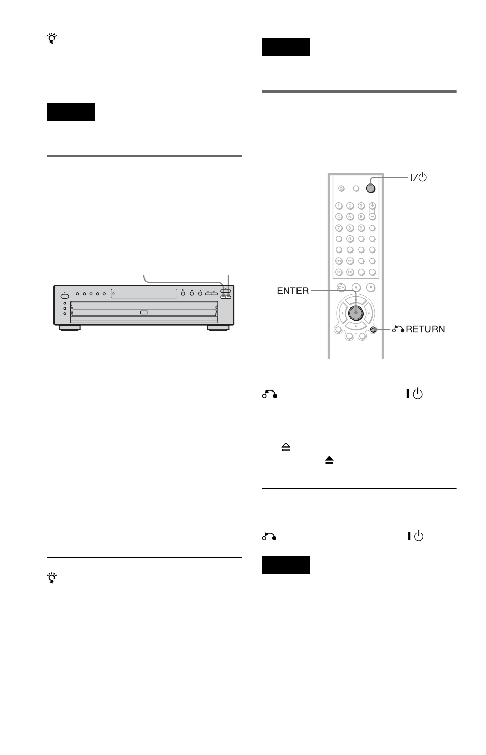 Replacing discs while playing a disc (exchange), Locking the disc tray (child lock) | Sony DVP-NC615 User Manual | Page 30 / 76