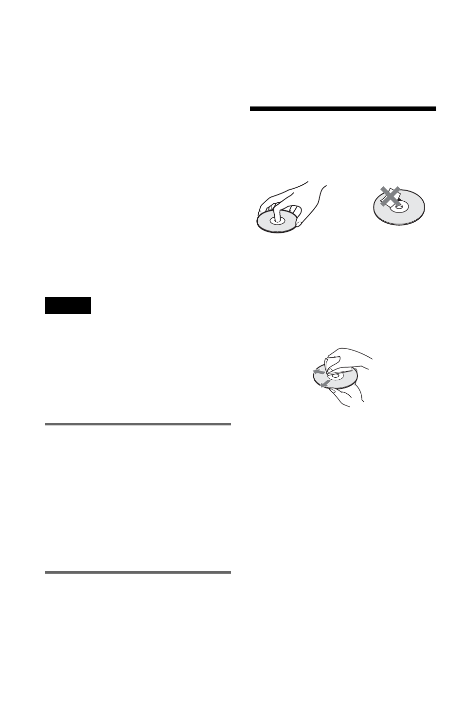 Notes about the discs, Copyrights | Sony DVP-NC615 User Manual | Page 8 / 76