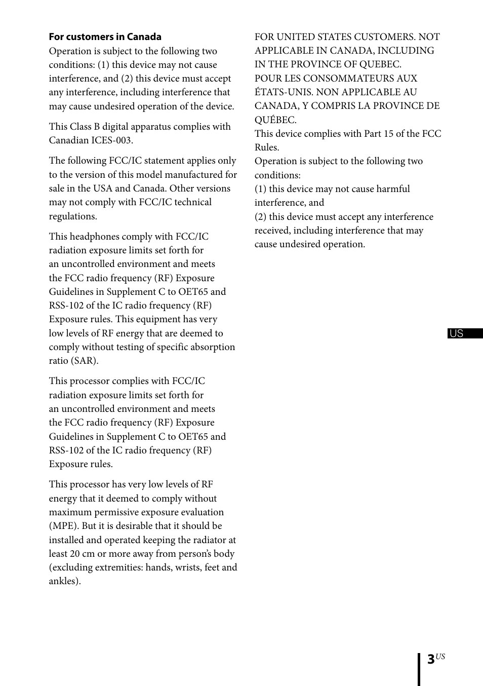 Sony MDR-DS6500 User Manual | Page 3 / 88
