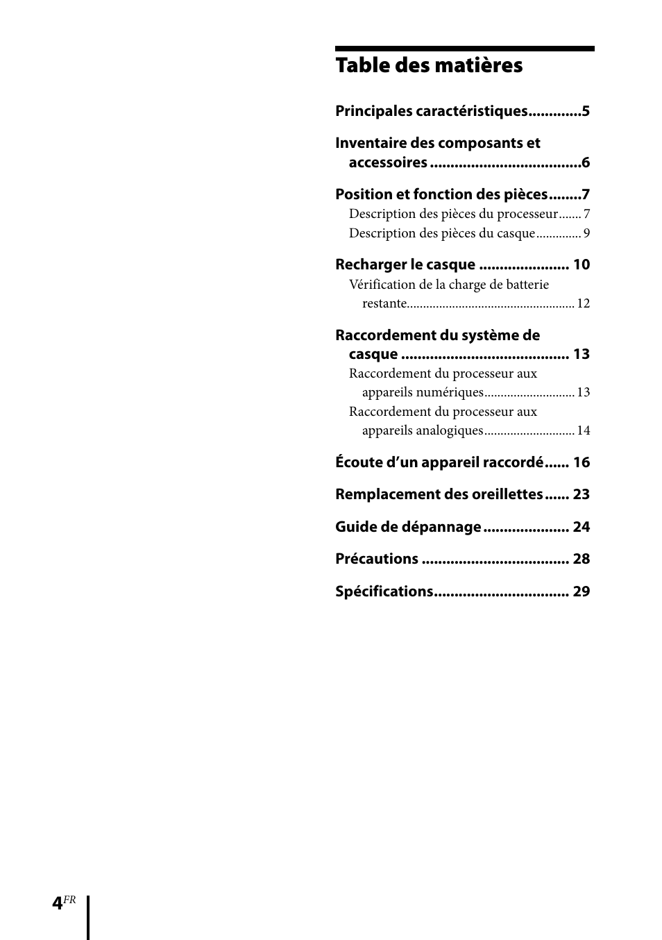 Sony MDR-DS6500 User Manual | Page 32 / 88