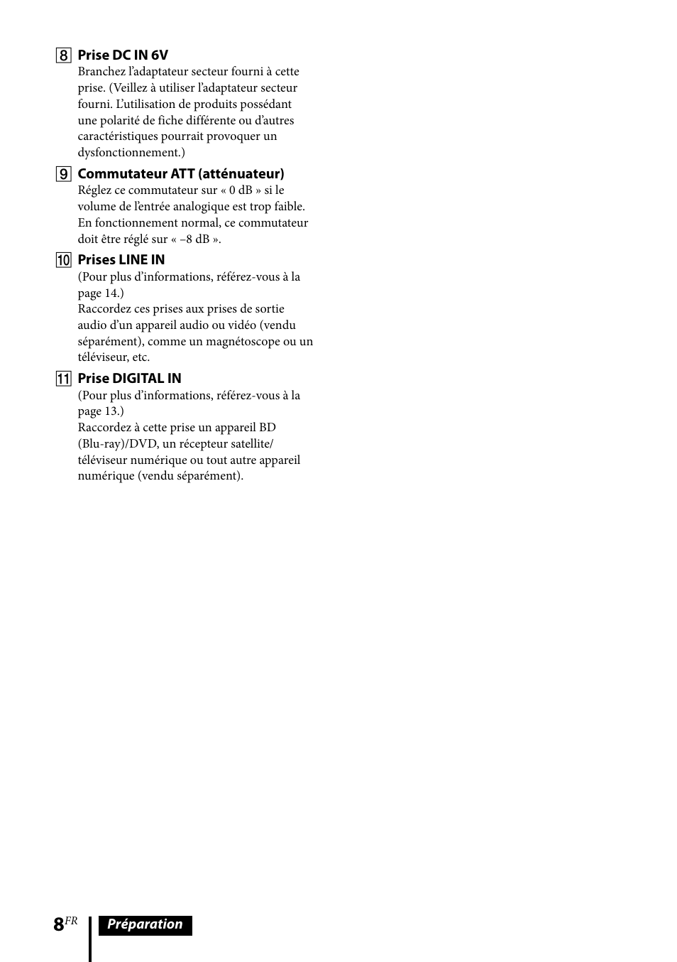 Sony MDR-DS6500 User Manual | Page 36 / 88