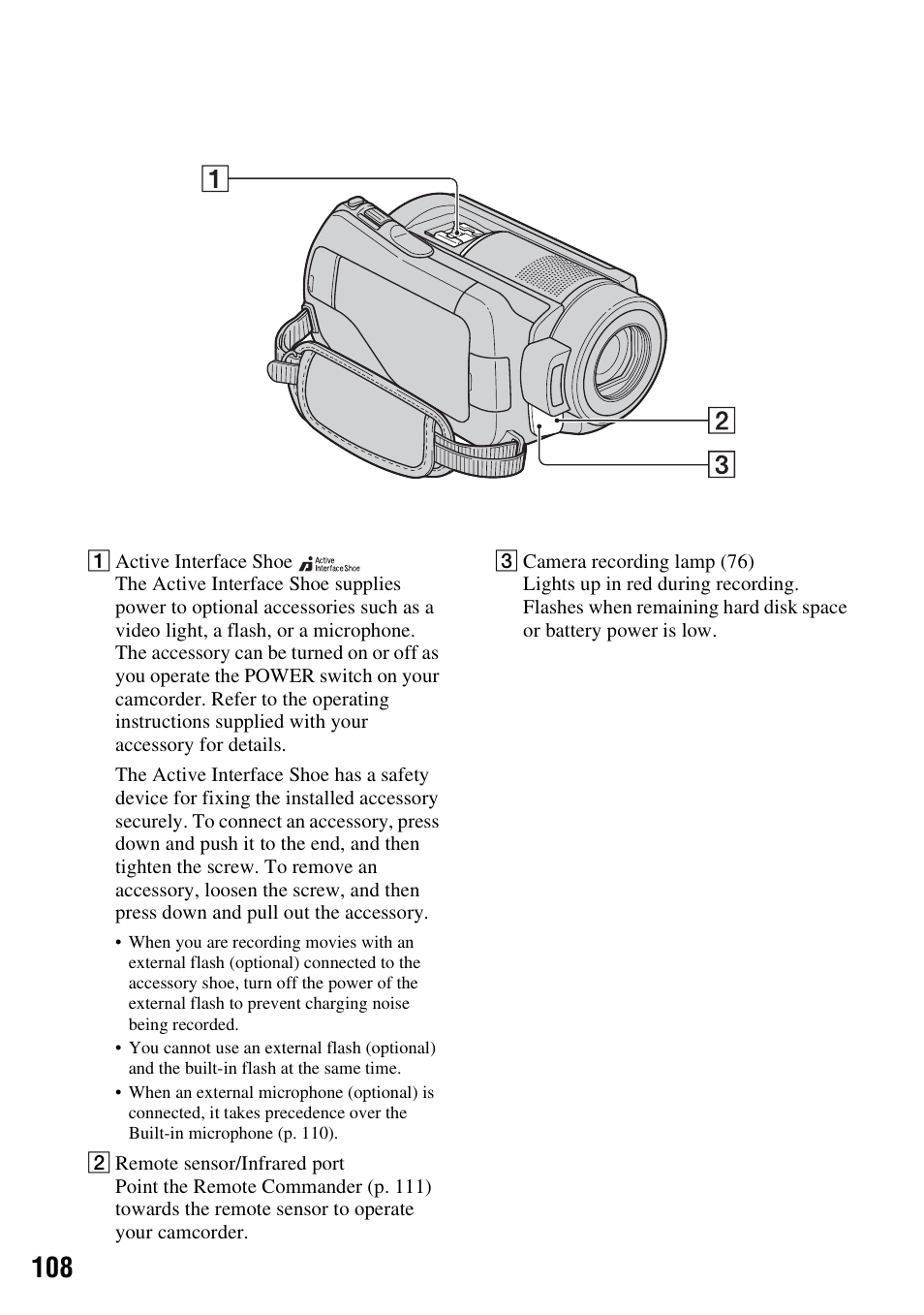 Sony HDR-SR10 User Manual | Page 108 / 119