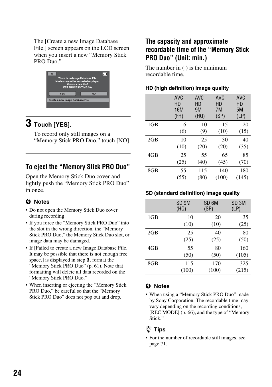Sony HDR-SR10 User Manual | Page 24 / 119