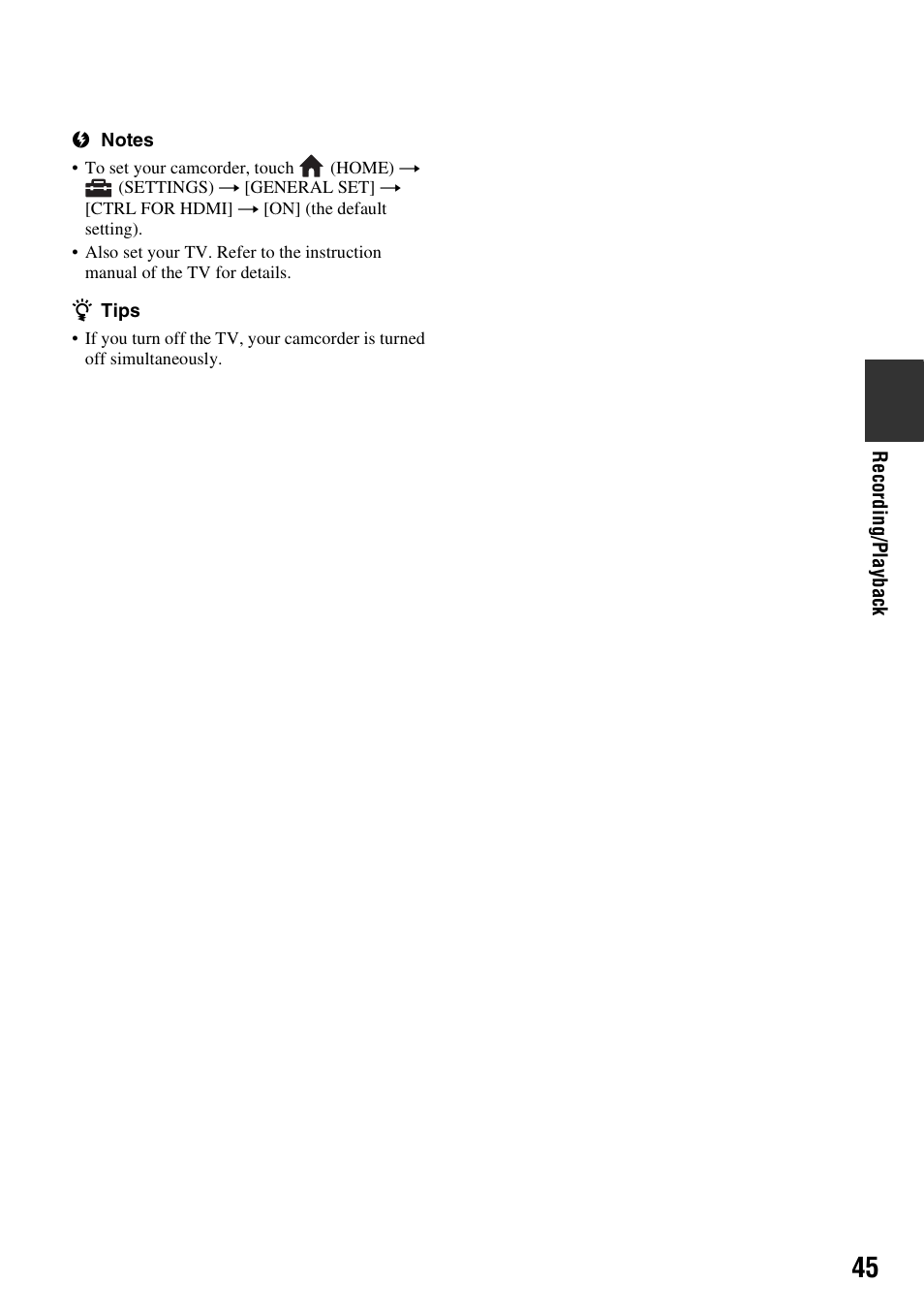 Sony HDR-SR10 User Manual | Page 45 / 119