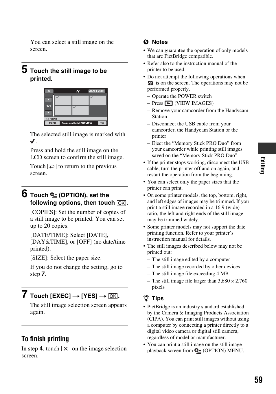 Sony HDR-SR10 User Manual | Page 59 / 119