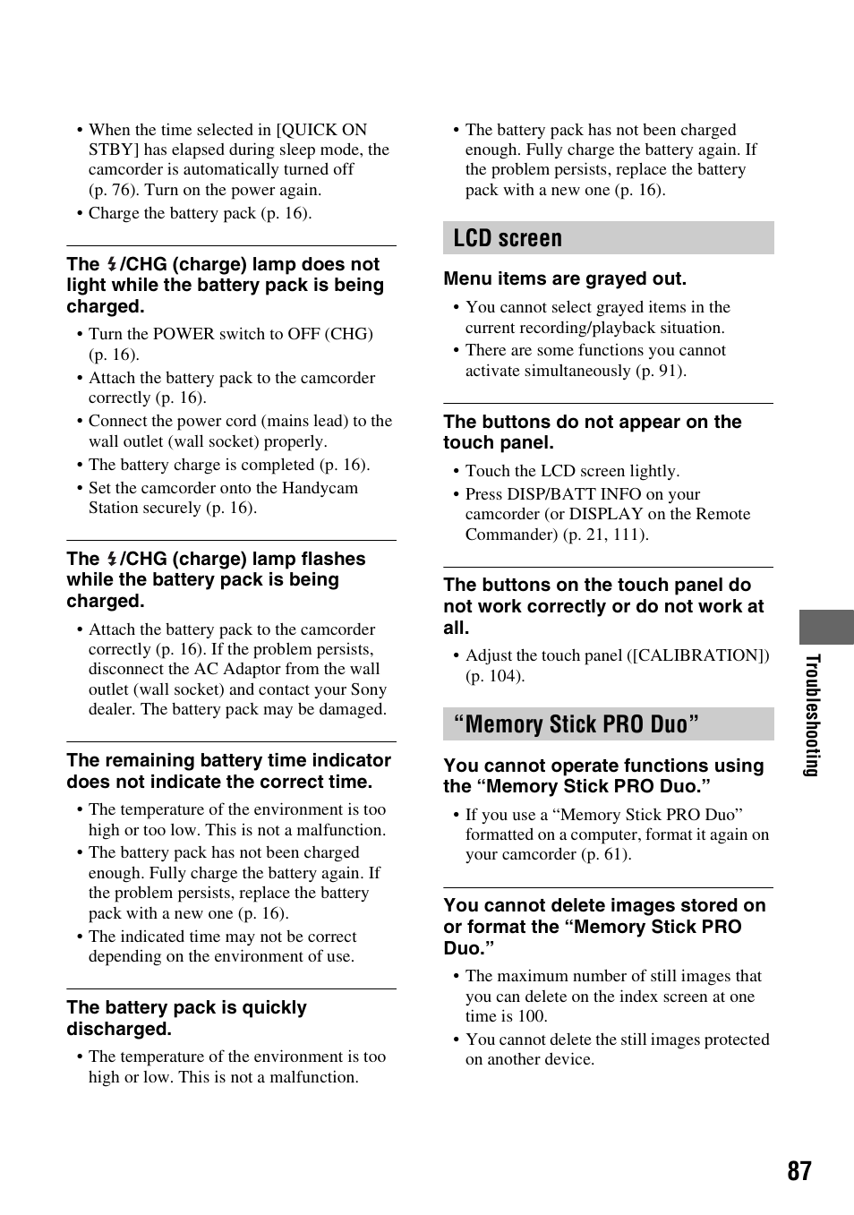 Sony HDR-SR10 User Manual | Page 87 / 119