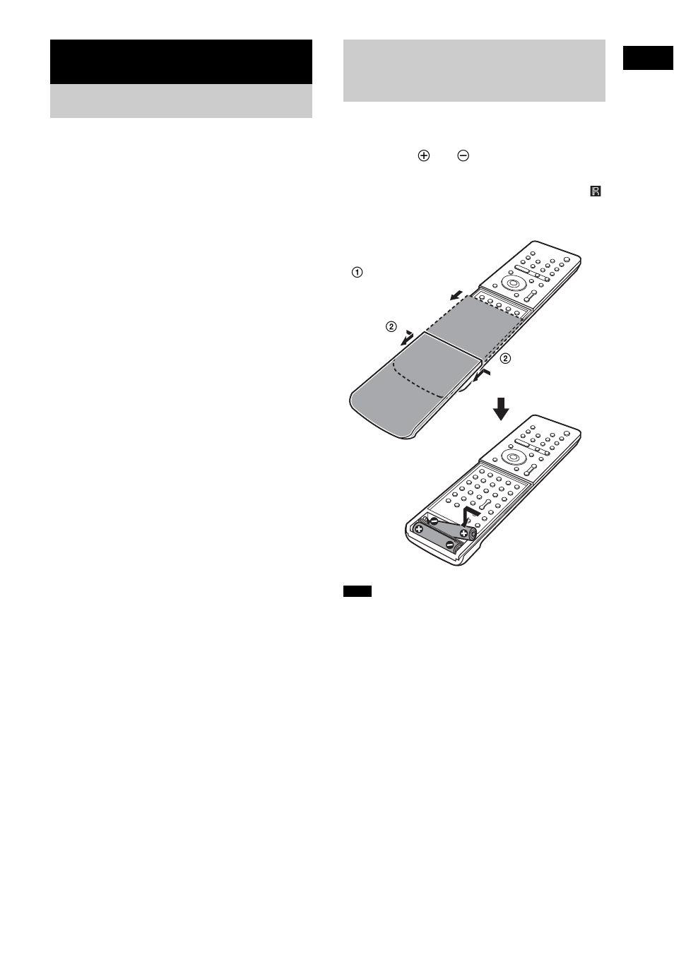 Getting started, Unpacking, Inserting batteries into the remote | Unpacking inserting batteries into the remote | Sony DAV-FX10 User Manual | Page 13 / 100