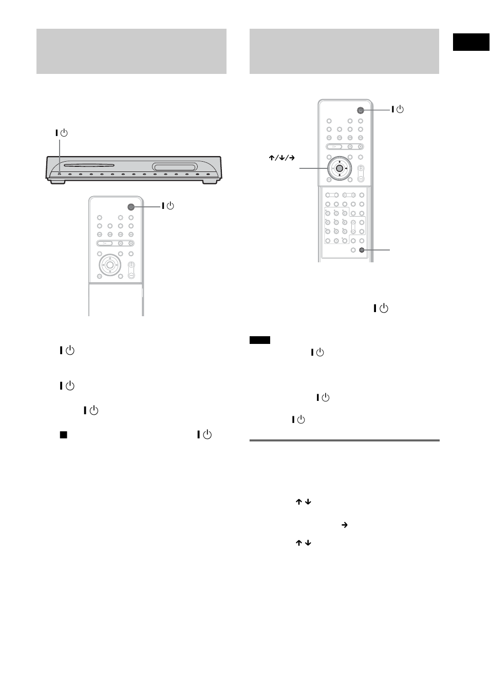 Step 5: connecting the ac power cord (mains lead), Step 6: turning off the demonstration, Setting the demonstration mode on/off | Step 5: connecting the ac power cord, Mains lead), Step 6: turning off, The demonstration | Sony DAV-FX10 User Manual | Page 27 / 100