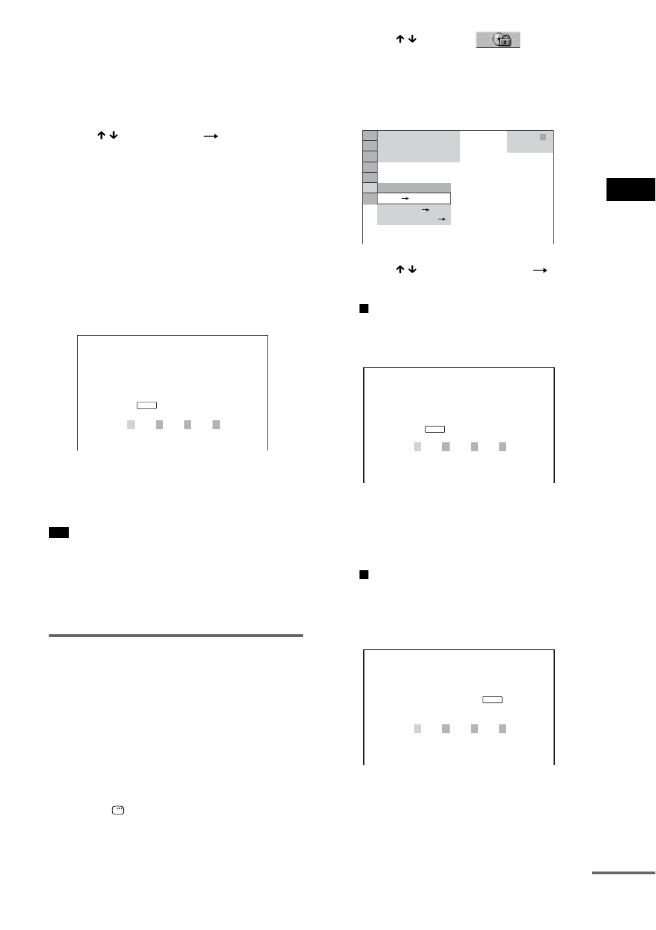 Limiting playback for children [parental control | Sony DAV-FX10 User Manual | Page 61 / 100