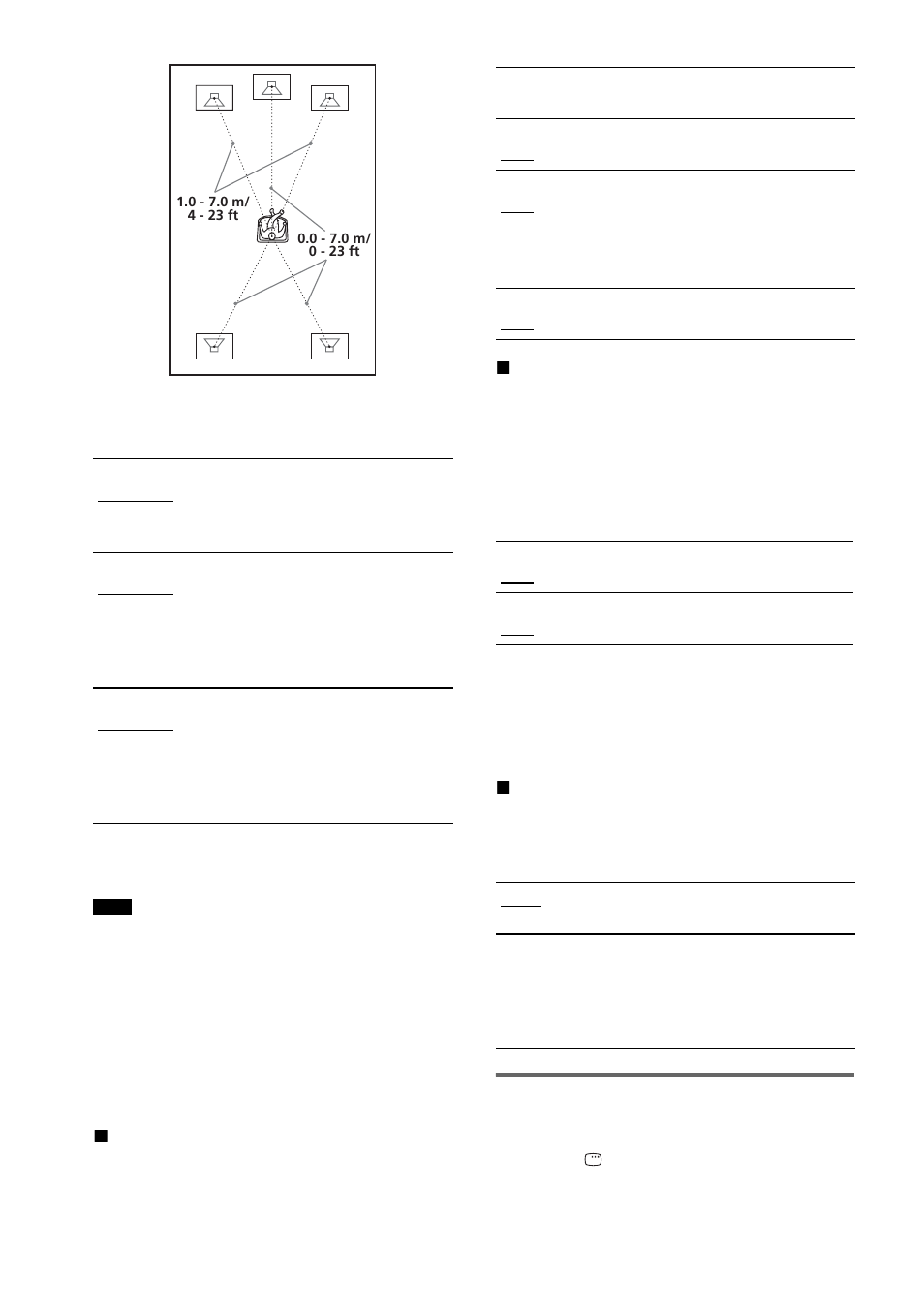 Adjusting the speaker level by using the test tone | Sony DAV-FX10 User Manual | Page 78 / 100