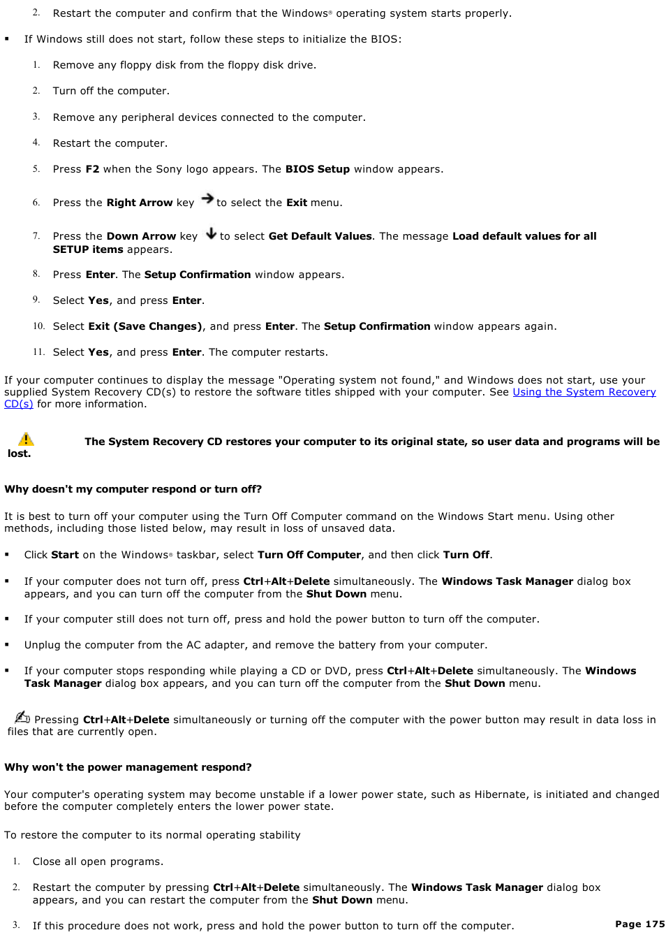 Sony PCG-GRX690P User Manual | Page 175 / 194