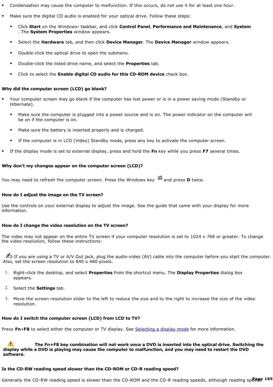 Sony PCG-GRX690P User Manual | Page 185 / 194