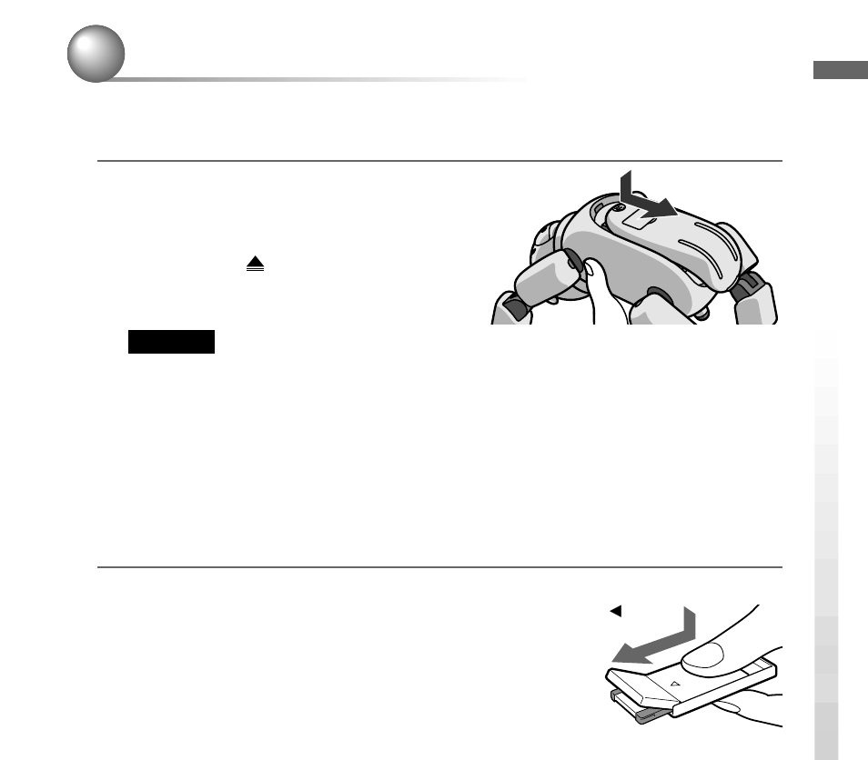 Vertrautwerden mit aibo | Sony ERS-312 User Manual | Page 219 / 292