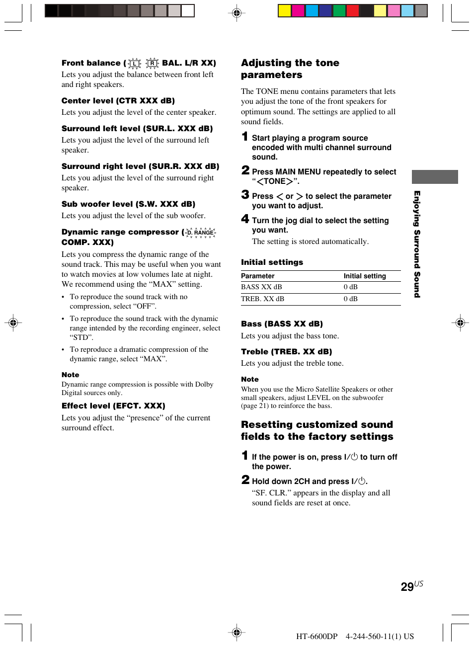 Sony HT-6600DP User Manual | Page 29 / 52