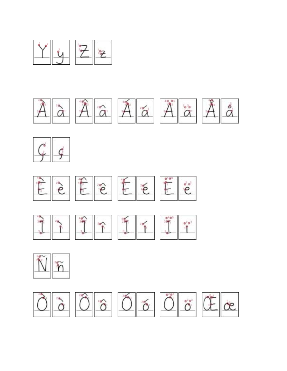 Accented characters | Sony PEG-TH55 User Manual | Page 16 / 18