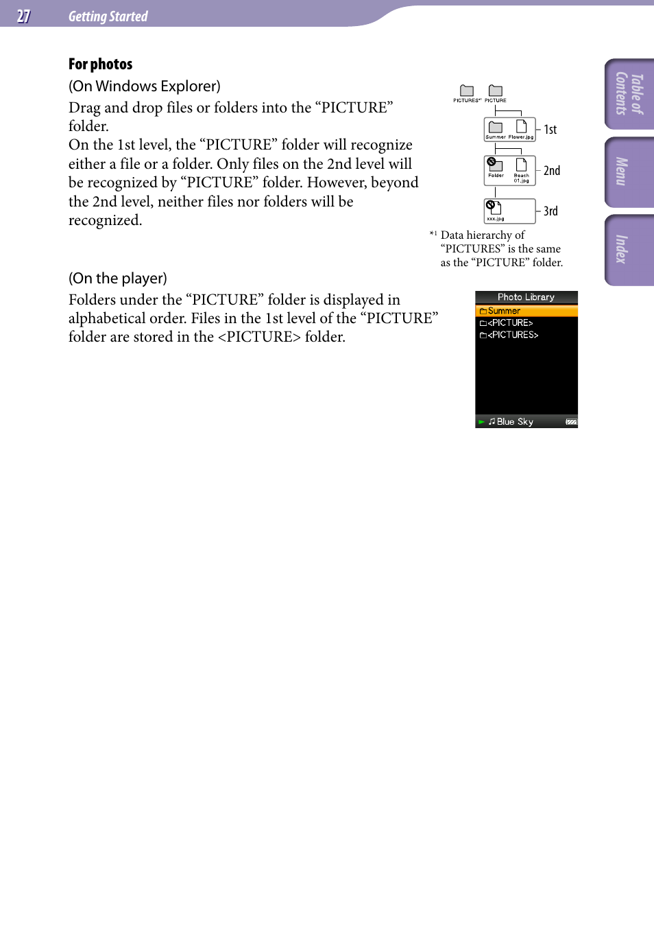 Sony NWZ-A728KEYS User Manual | Page 27 / 133