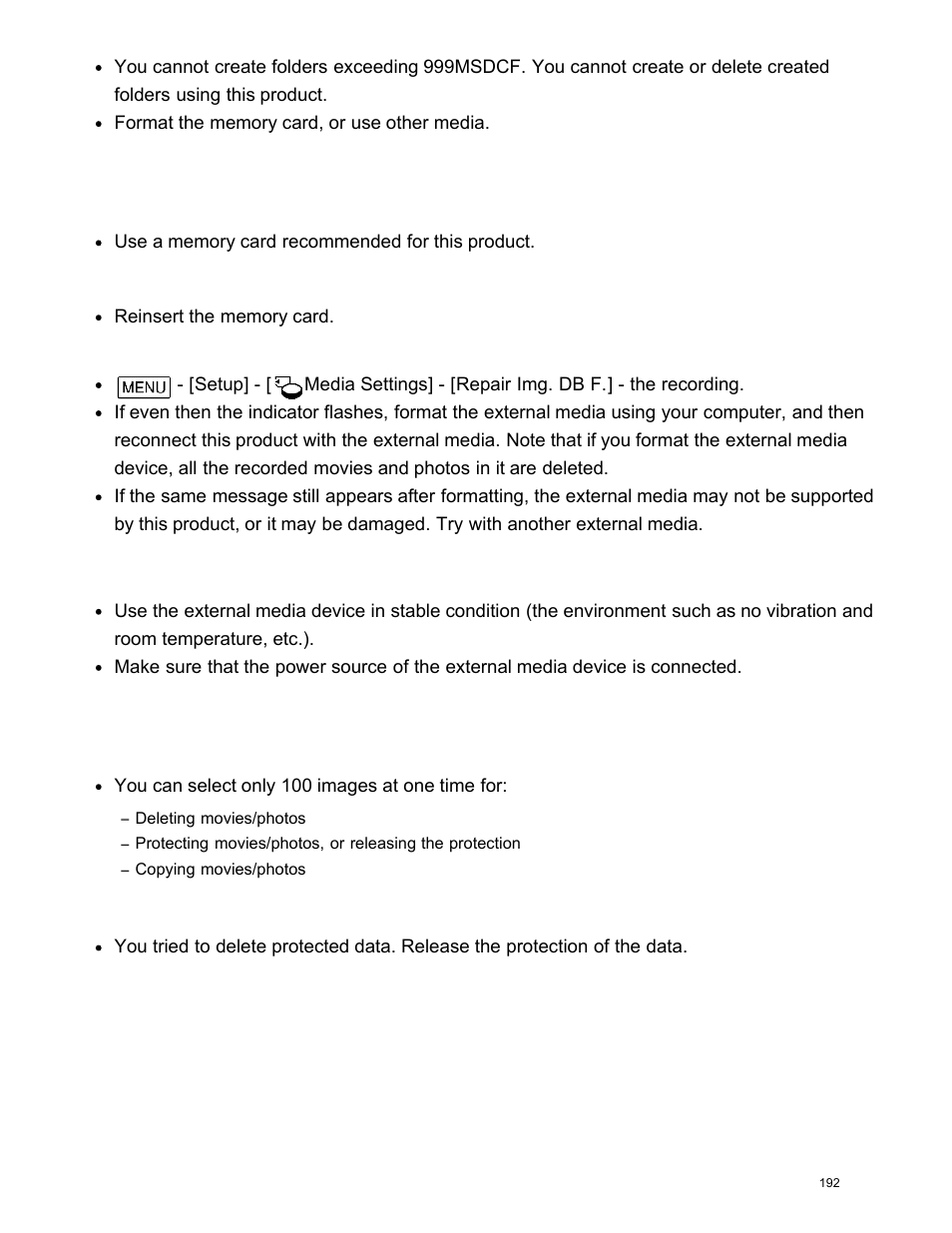 Sony FDR-AX100 User Manual | Page 204 / 204