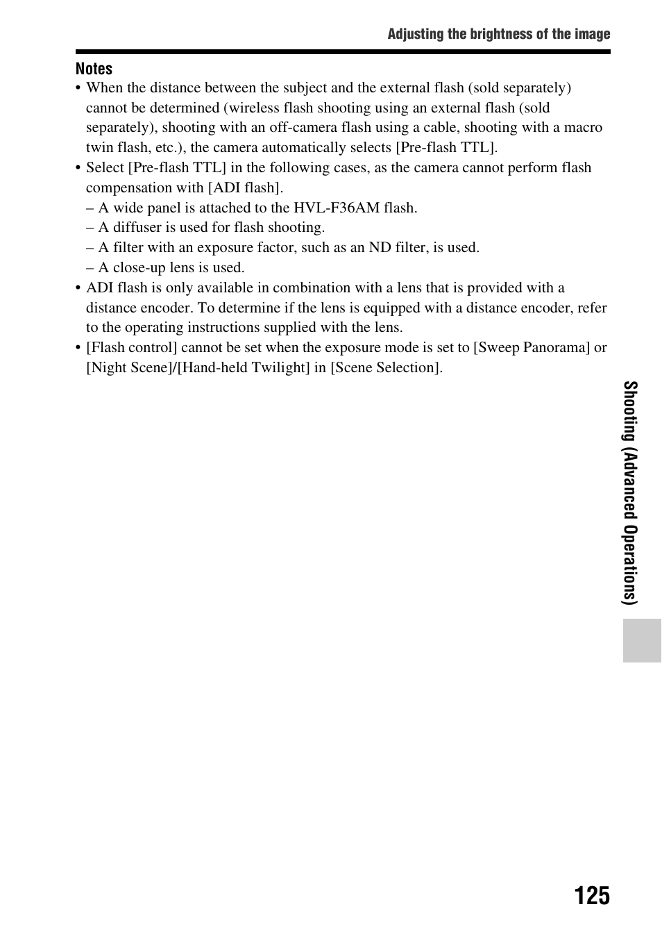 Sony SLT-A58 User Manual | Page 125 / 215