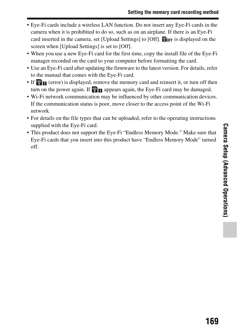 Sony SLT-A58 User Manual | Page 169 / 215