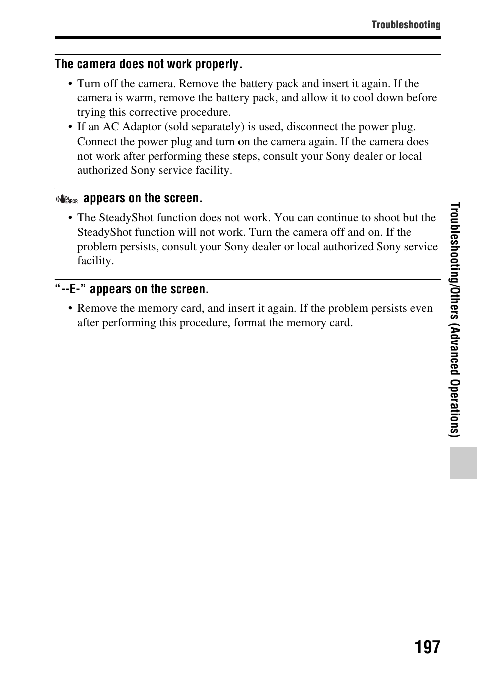 Sony SLT-A58 User Manual | Page 197 / 215