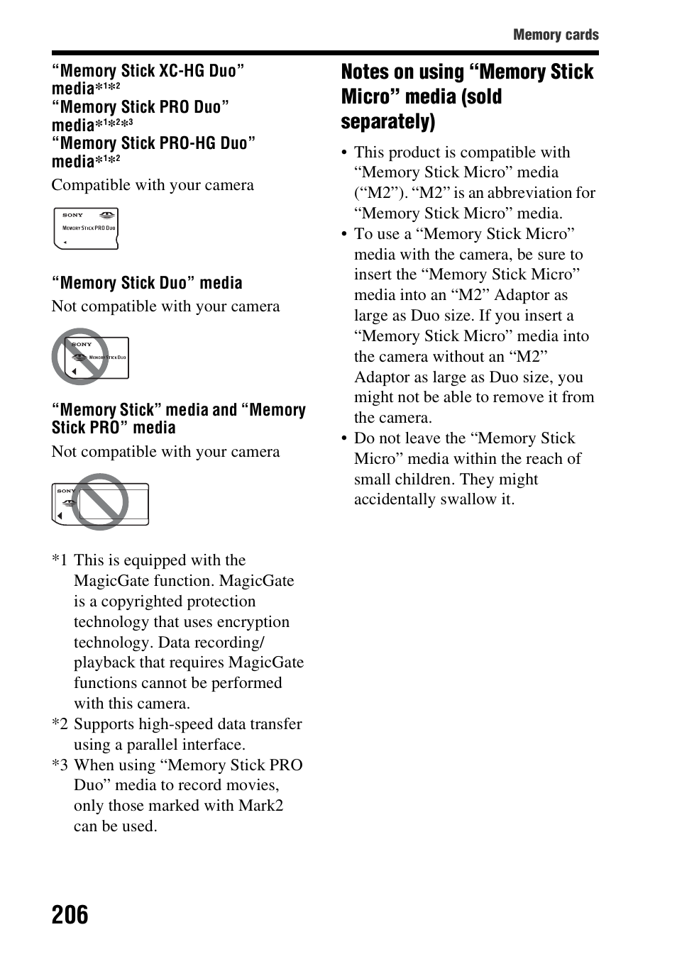 Sony SLT-A58 User Manual | Page 206 / 215