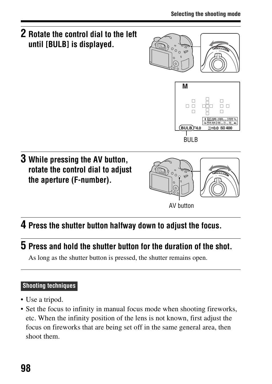 Sony SLT-A58 User Manual | Page 98 / 215