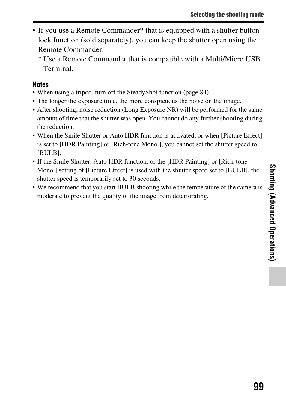 Sony SLT-A58 User Manual | Page 99 / 215