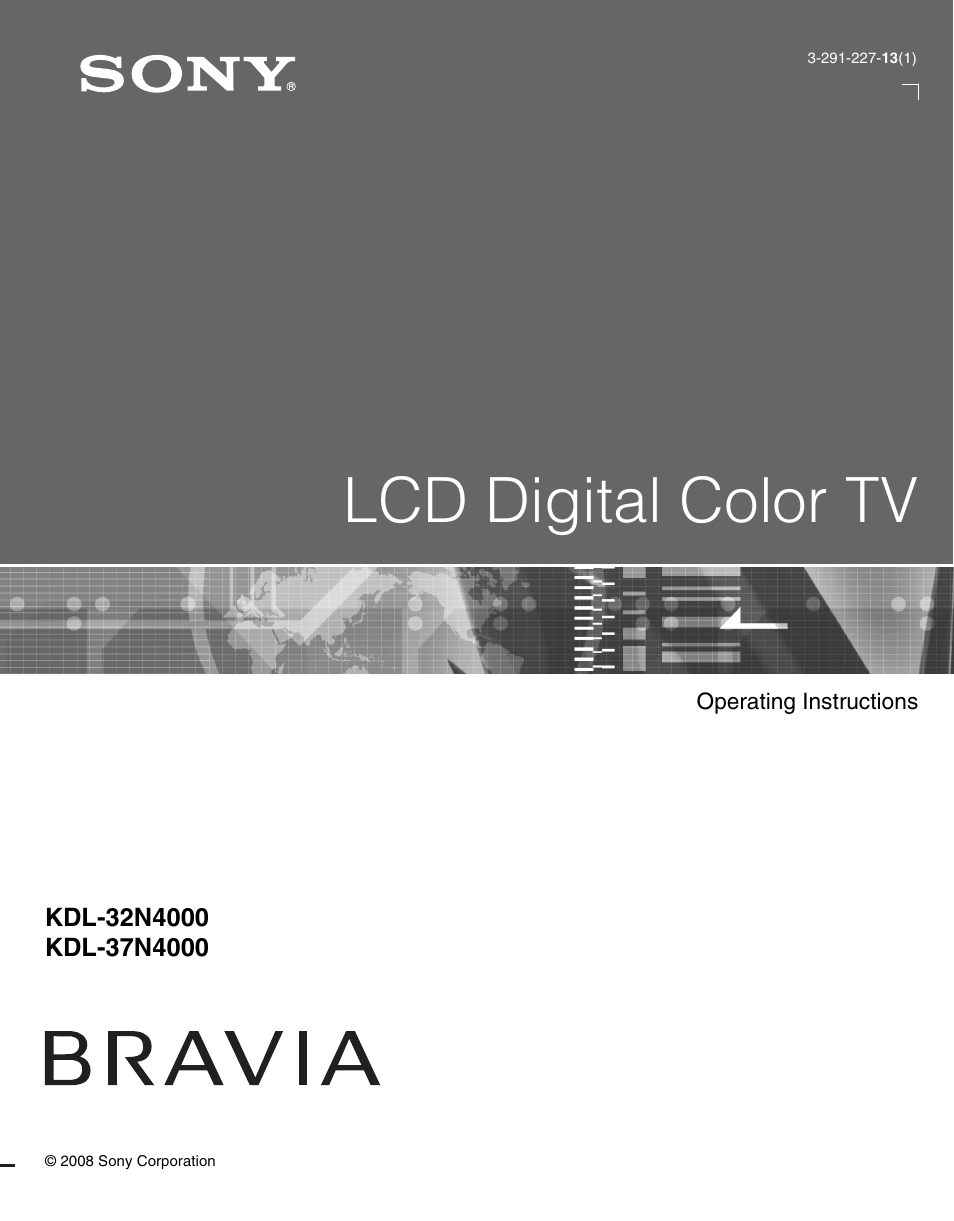 Sony KDL-37N4000 User Manual | 48 pages