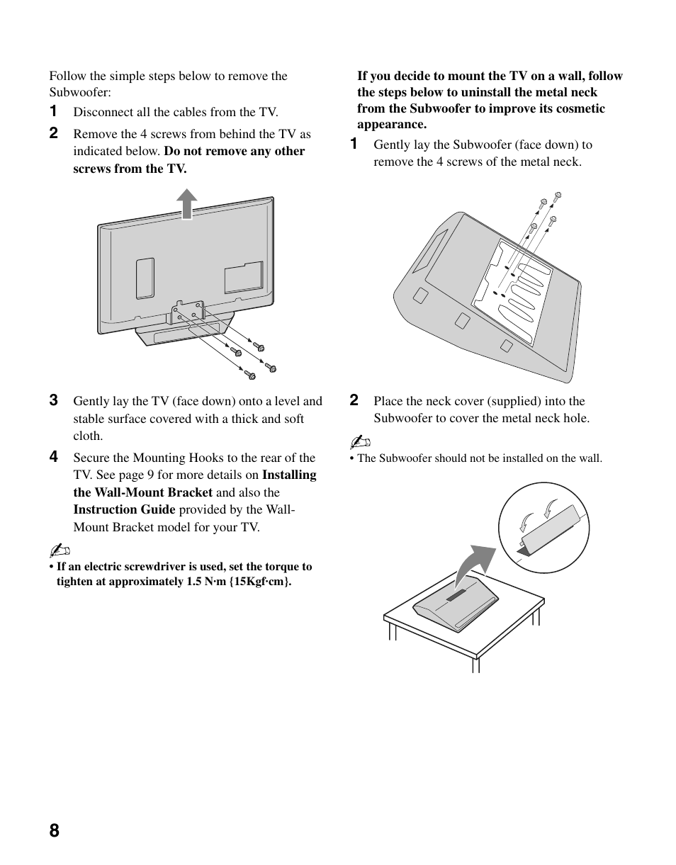 Sony KDL-37N4000 User Manual | Page 8 / 48