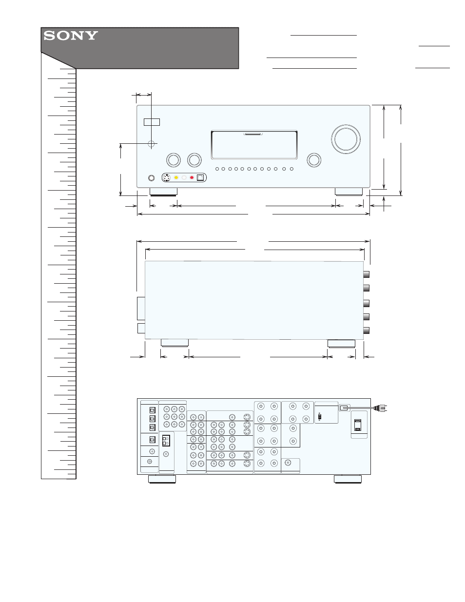 Sony STR-DA1000ES User Manual | 1 page